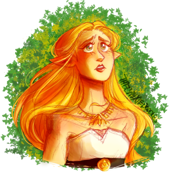Art By Thelynxiedoodles Princess Zelda, Twilight Princess, - Illustration (540x558), Png Download