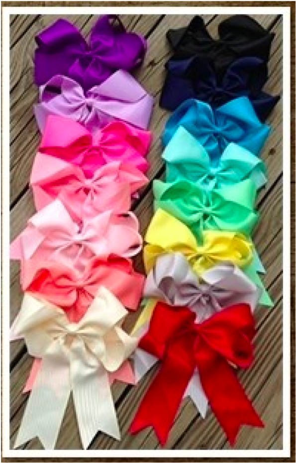 6 Inch Ponytail Hair Bow - Hair (1024x1024), Png Download