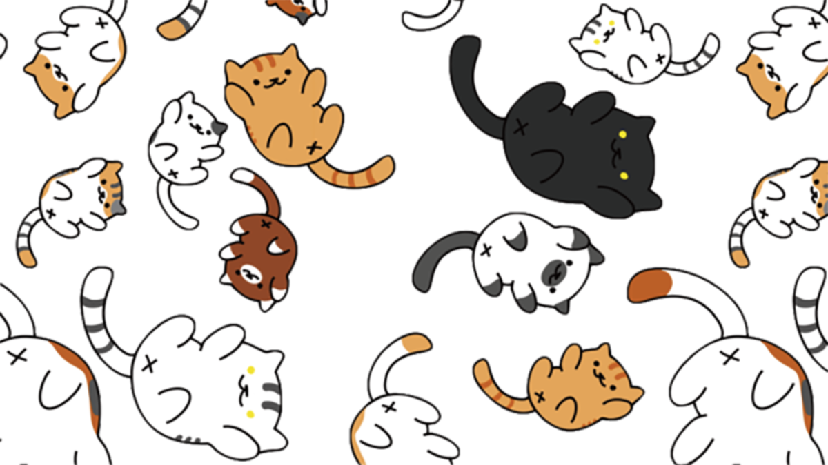 Neko Atsume Pc Background (1200x675), Png Download