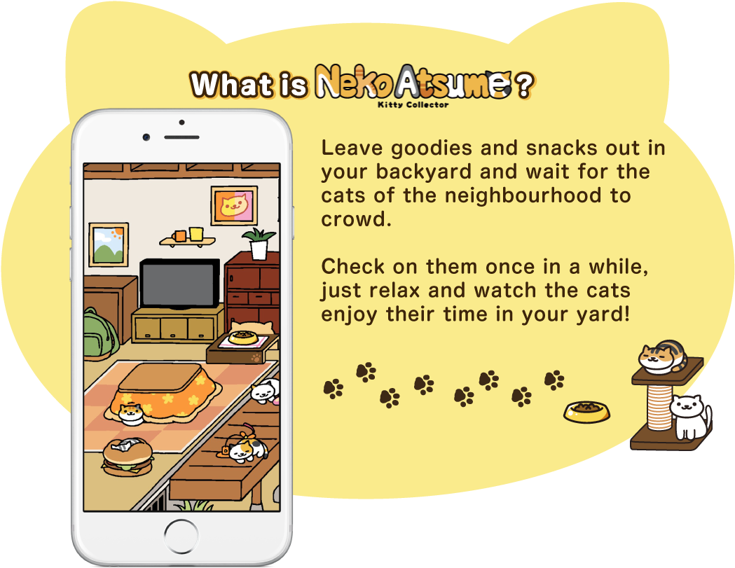 What Is Neko Atsume - Neko Atsume (1048x874), Png Download