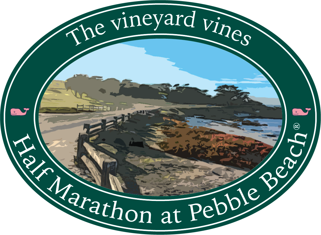 The Vineyard Vines Half Marathon At Pebble Beach®logo - Half Marathon At Pebble Beach (1113x814), Png Download