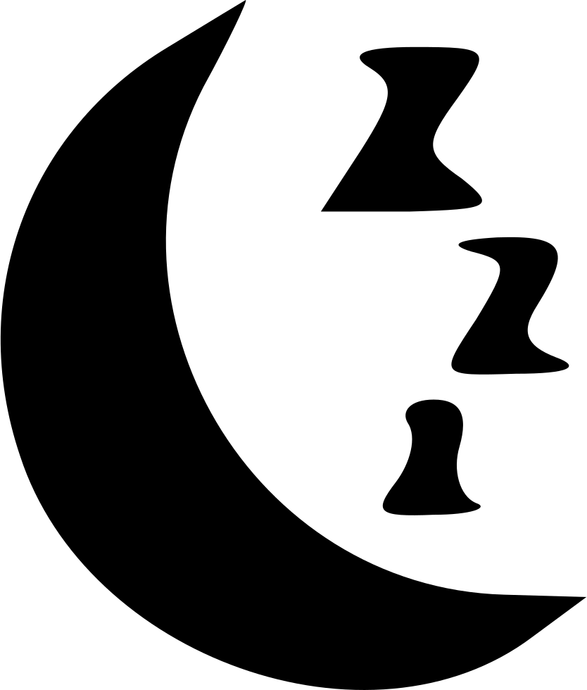 Moon Sleep Comments - Crescent (834x980), Png Download