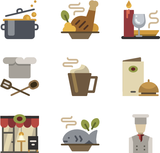 Restaurant - Icon Dinner (600x564), Png Download