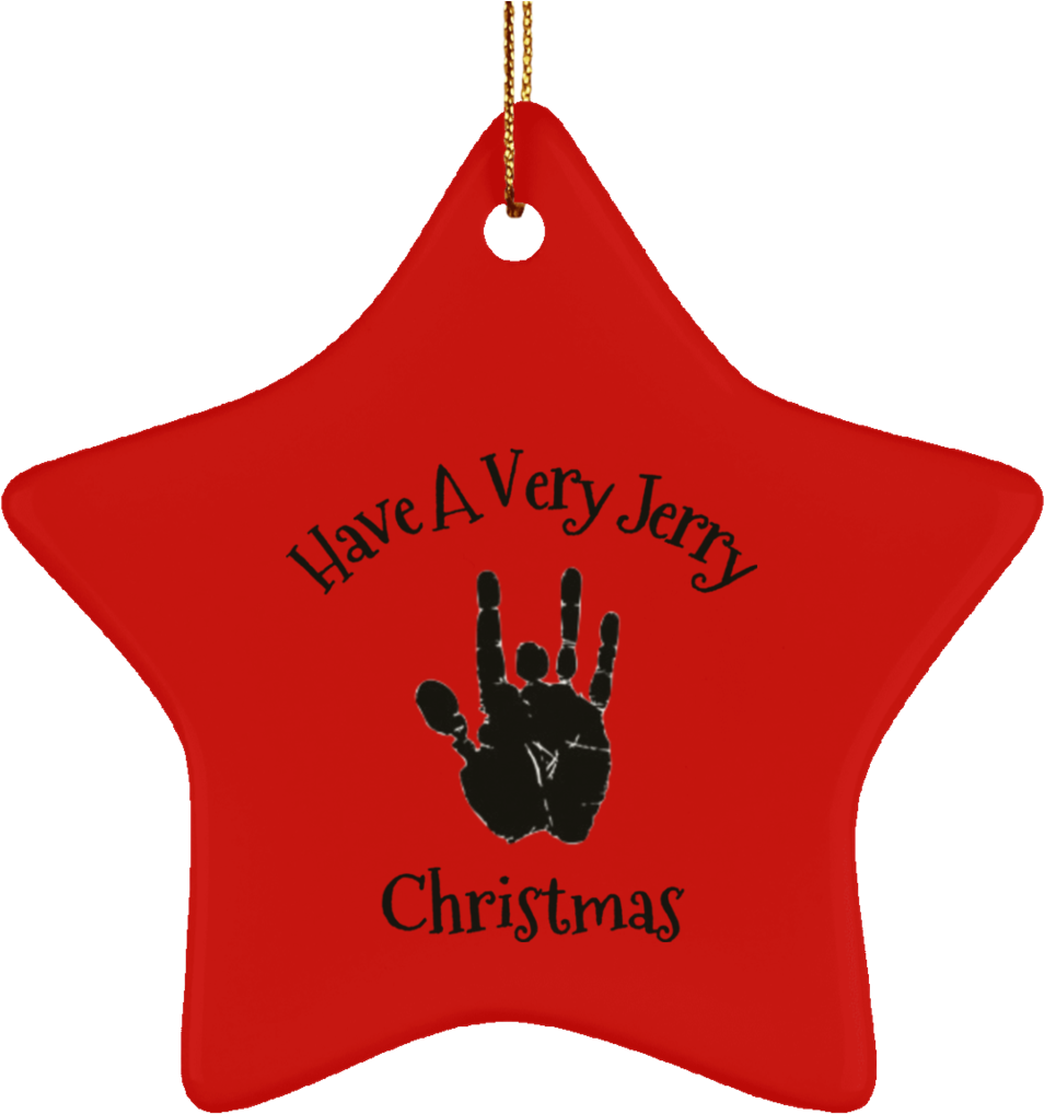 Have A Very Jerry Christmas Tree Ornament Ceramic Star - Cute Christmas Round Ornament (1024x1024), Png Download
