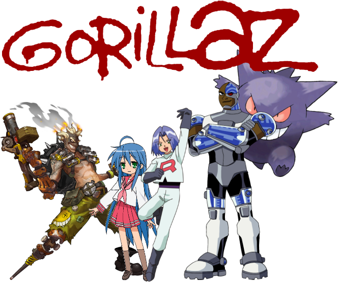 Gorillaz Phase 5 Designs - Humility Gorillaz Album Art (800x600), Png Download