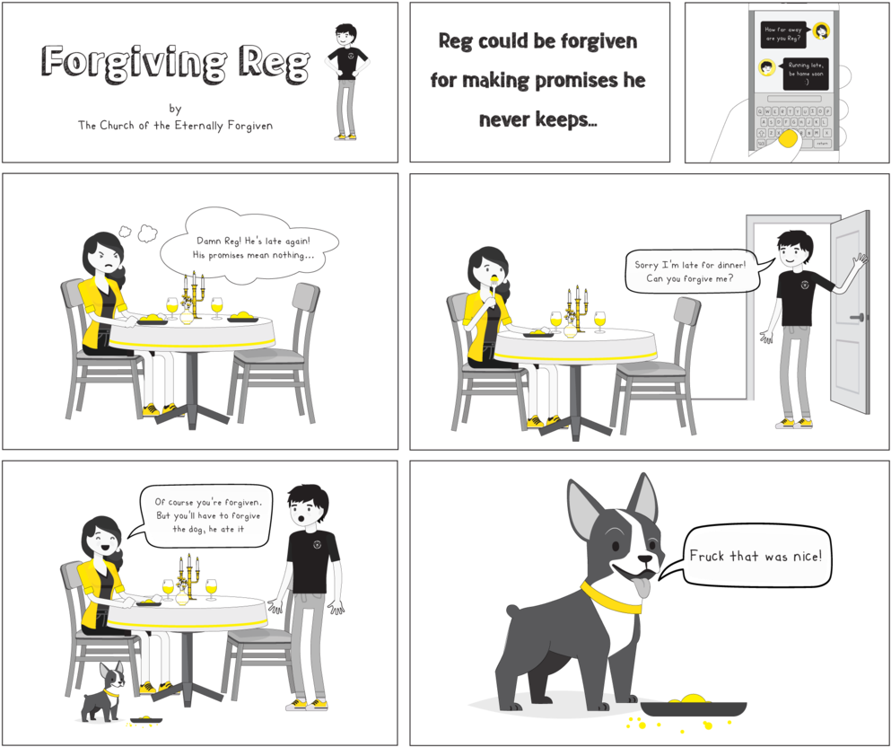 Dinner - Forgiveness (1000x838), Png Download
