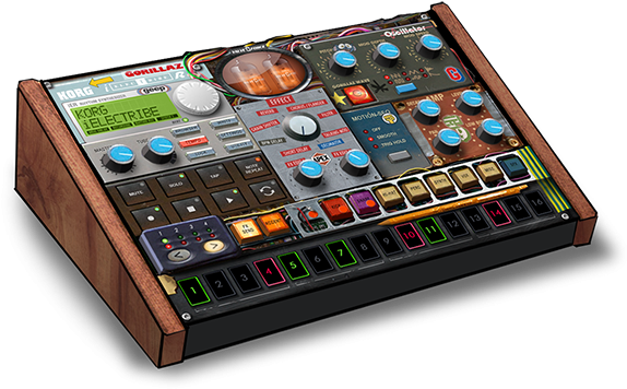 Ielectribe Gorillaz Edition - Ielectribe Gorillaz (600x394), Png Download