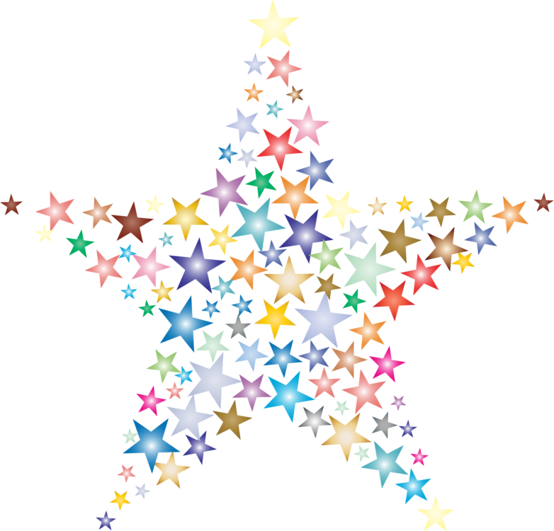Fractal Christmas Tree Computer Icons Star Gold (782x750), Png Download