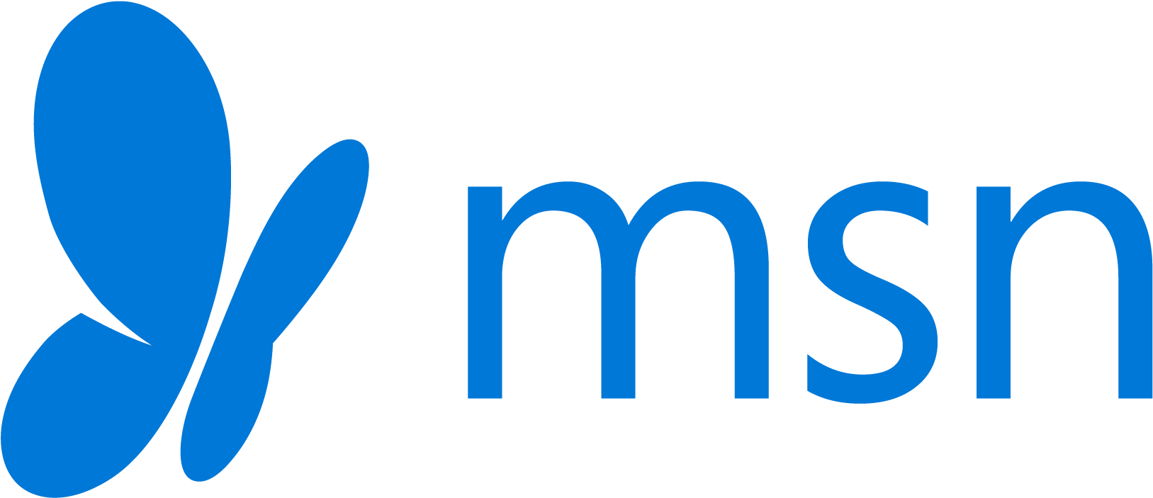 Kate Upton Loves Dogs - Msn News Logo (1633x708), Png Download