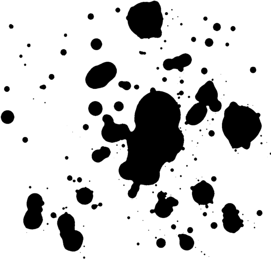 Free Ink Vector Brush - Splatter Brush Png (894x894), Png Download