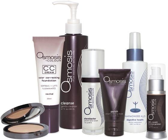 Recommended By Kate Upton Https - Osmosis Skin Care (595x500), Png Download