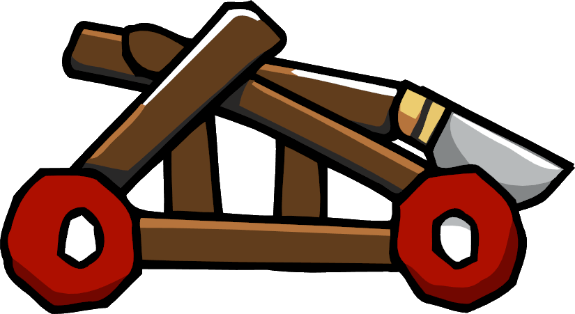 Catapult - Scribblenauts Catapult (825x451), Png Download
