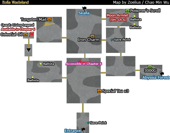 Itolia Wasteland Final Verion - Itolia (555x435), Png Download