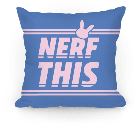 Nerf This Pillow - Nerf This Accessory Bag: Funny Accessory Bag Dva Bag, (484x484), Png Download