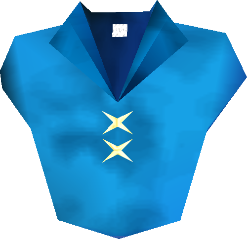 Blue Mail - Zora Tunic (500x484), Png Download