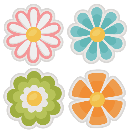 Flower Svg Files For Scrapbooking Fower Svg Files Free - Miss Kate Cuttables Flower (432x432), Png Download