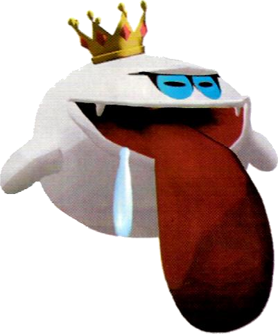Swag King Boo - Mario Party King Boo (401x482), Png Download