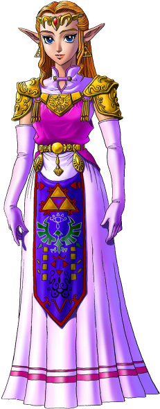 Parent Directory - Legend Of Zelda Ocarina Of Time Zelda (300x600), Png Download