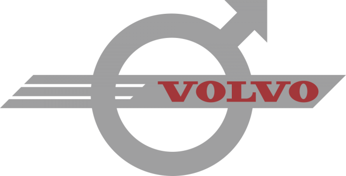 Autocollant Volvo Logo - Flags Expo Volvo Drape Flags 3.5x7.5 Ft (700x357), Png Download