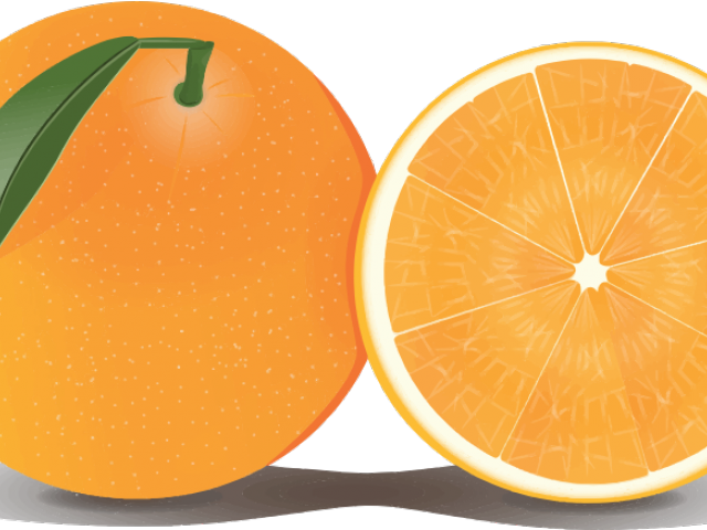 Orange Fruit Clipart Orange Tree - Клипарт Апельсин (640x480), Png Download