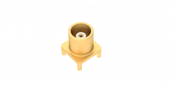 Mcx / Straight Jack Receptacle For Pcb Solder Legs - Cartoon (350x350), Png Download