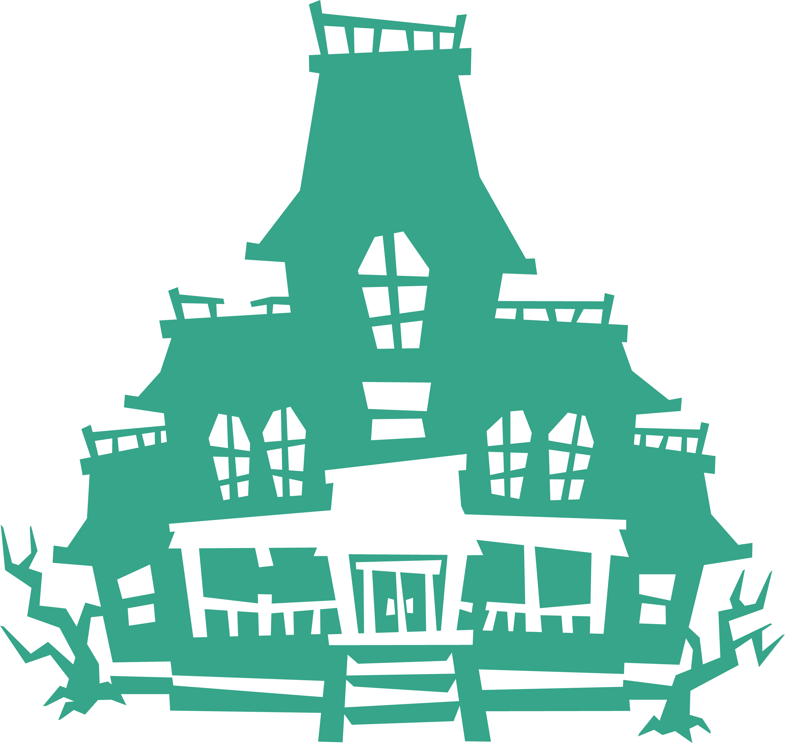 Luigi's Mansion Dark Moon Symbol (2588x2451), Png Download