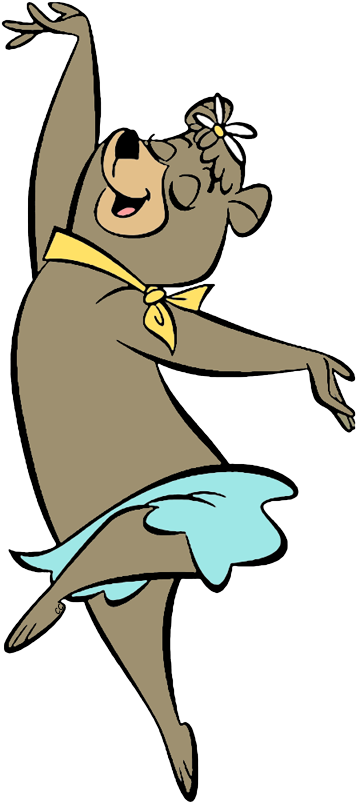 Yogi Bear Cindy Bear (380x821), Png Download