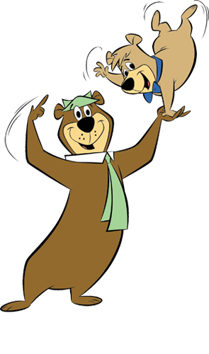 Club Yogi™ Rewards Tier Chart - Yogi Bear And Boo Boo (295x500), Png Download