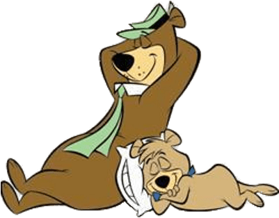 Boo Boo And Yogi (400x400), Png Download