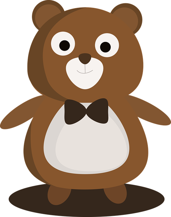 Picture Of A Cartoon Bear - Bear Cartoon (567x720), Png Download