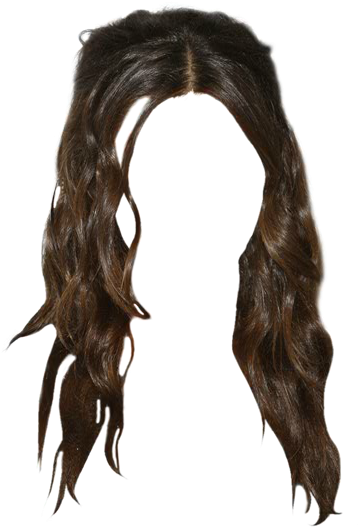 Danielle Campbell Long Curly Casual Half Up Hairstyle - Lace Wig (521x625), Png Download