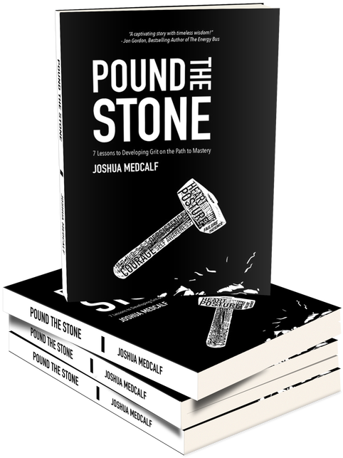Pound The Stone - Pound The Stone: 7 Lessons To Develop Grit On The Path (640x800), Png Download
