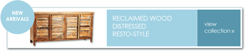 Reclaimed Wood Furniture Products - Shabby Chic Furniture Shabby Chic Vintage 4 Shutter (1100x273), Png Download
