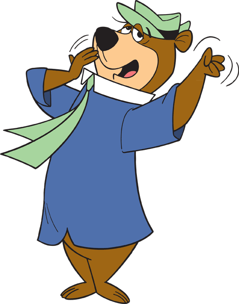Site Decorating, Trick Or Treat And Magic Pumpkin Patch - Sleepy Yogi Bear (489x623), Png Download