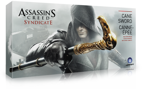 No Caption Provided - Cane Sword Assassins Creed (500x313), Png Download