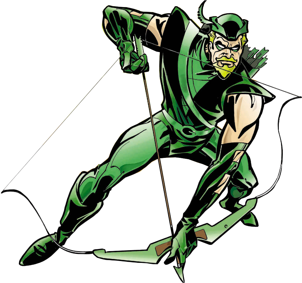 Arqueiro Verde Green Arrow, Super Powers, Marvel Dc - Green Arrow Comic Png (1014x916), Png Download
