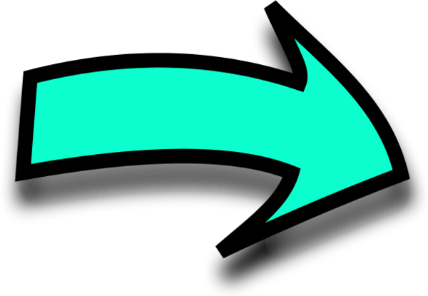 Comic Arrow Pointing Right - Right Arrow (600x415), Png Download