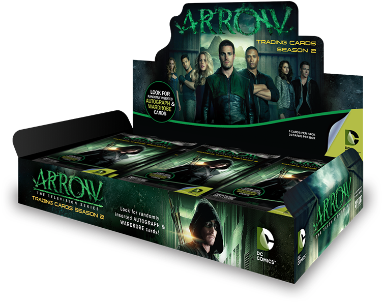 Arrow Trading Cards Season - Arrow Season 2 3 Bow (800x645), Png Download
