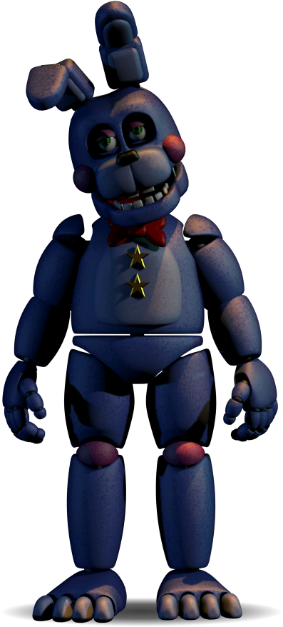 4b0 - Fnaf Ucn Rockstar Bonnie (540x900), Png Download