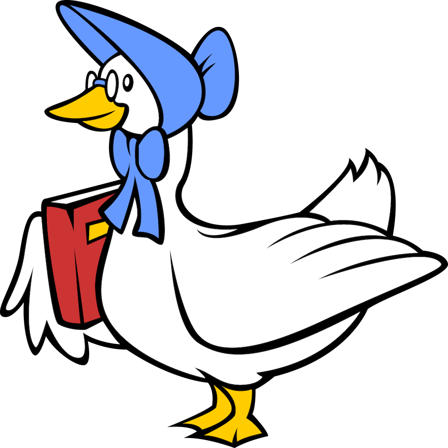 Clip Black And White Mother Free On Dumielauxepices - Clip Art Mother Goose (900x900), Png Download