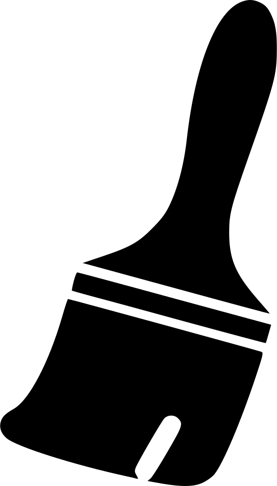 Large Paint Brush - Icon (560x980), Png Download