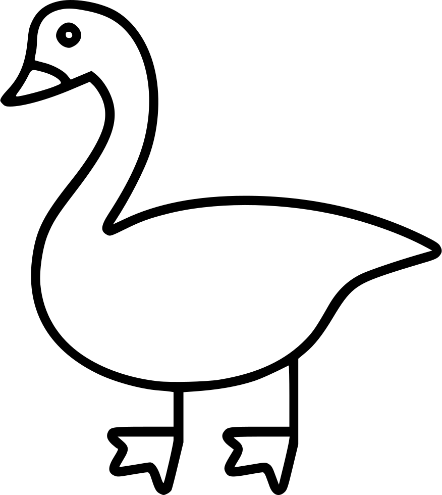 Goose Comments - Icon (876x980), Png Download