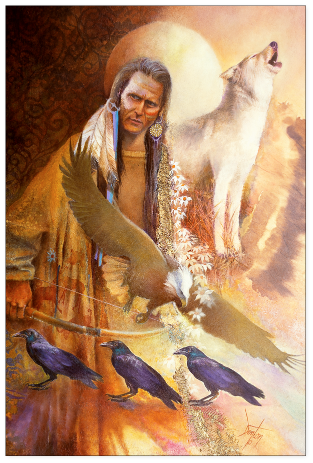 1 - East Urban Home 'night Of The Ravens' Framed Graphic (1024x1024), Png Download