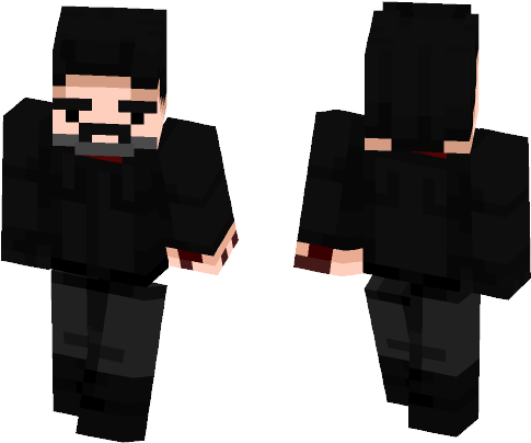 The Walking Dead - Minecraft Skin John Wick (584x497), Png Download