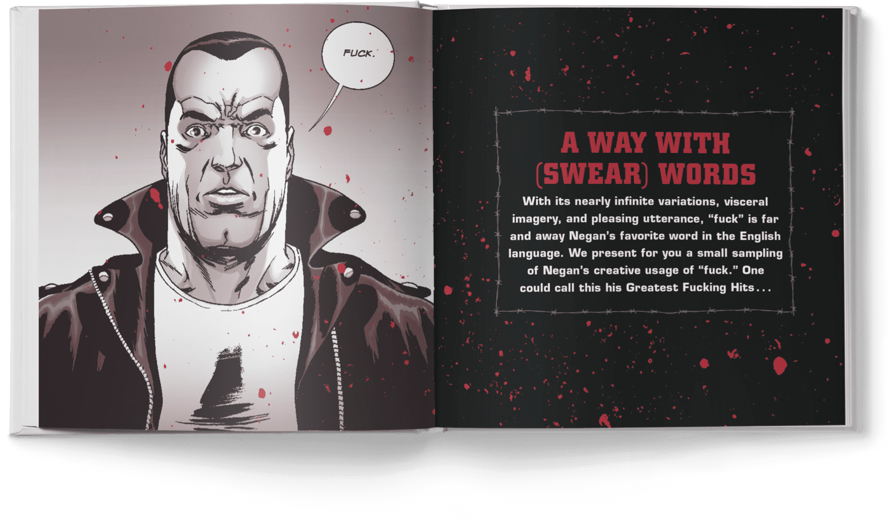 The Quotable Negan From Robert Kirkman - Quotable Negan (1769x1040), Png Download