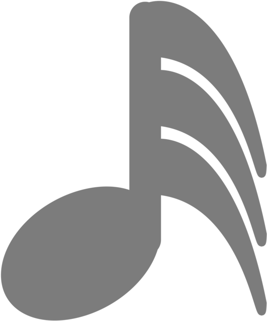 Black And White Musical Note Monochrome Photography - Music Mono Png (750x750), Png Download