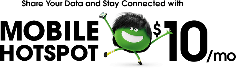 Do More With Your Data And Stay Connected With Mobile - Cricket Wireless Hotspot (1024x300), Png Download