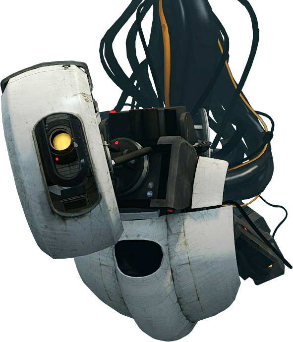 Glados - Bag (591x690), Png Download