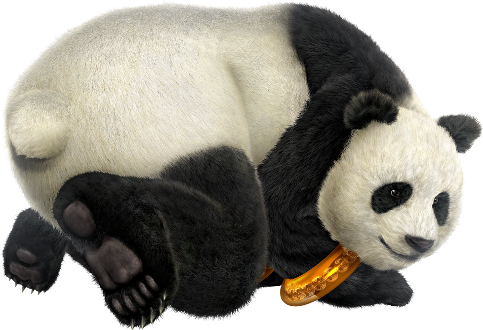 Panda Head Png Download - Tekken 6 Panda (1027x800), Png Download