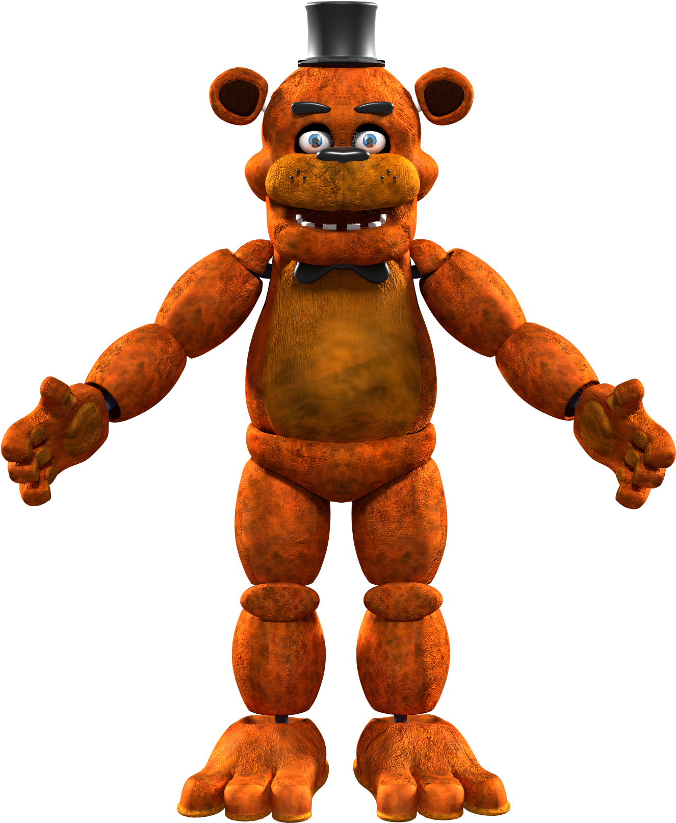 Modelfreddy Fazbear Model 1 Version 4 - Freddy Fazbear 1 (1956x1944), Png Download